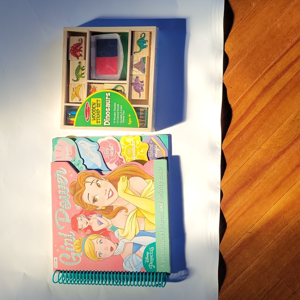 Stamp set and Girl Power book